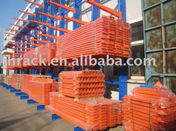 Warehouse storage long raw matel steel cantilever racking