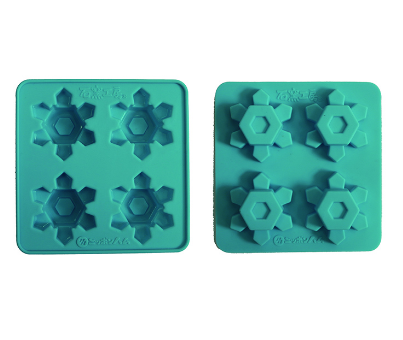 2017 Newest Snowflake Silicone Ice Cube Tray Cake Baking Mold