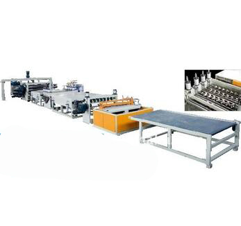 PVC/ABS/PC Wave Plates Extrusion Machine