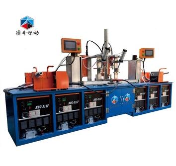 Upright column automatic welding machine industrial shelf gun rack