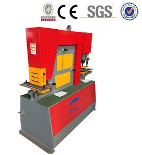 Q35Y-16 hydraulic combined punching and shearing machine/steel plate punching hole machine/angle steel cutting machine