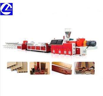 Lilian -  SJSZ65/132 PE wood plastic floor board extrusion machine