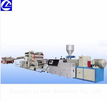 China supply PVC imitation marble decorative sheet making machine