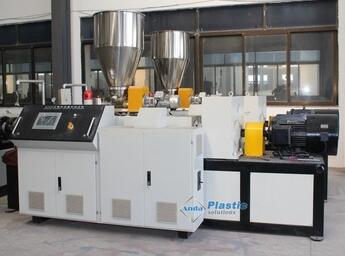 Double-screw pvc window and door profile extrusion machine