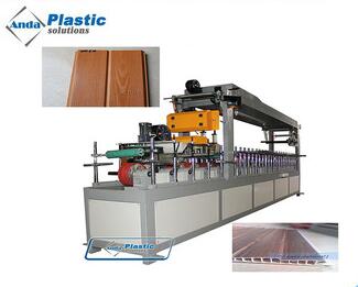 Automatic PVC door and window profile lamination machine