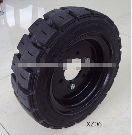 Stability Safety Press on solid tyres