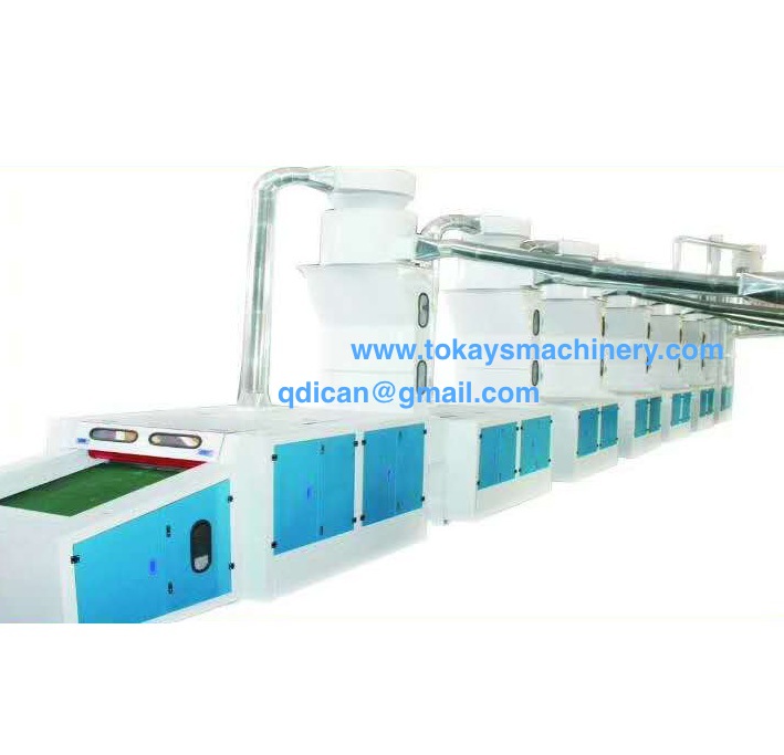 Textile fabric waste recycling machine carding machine