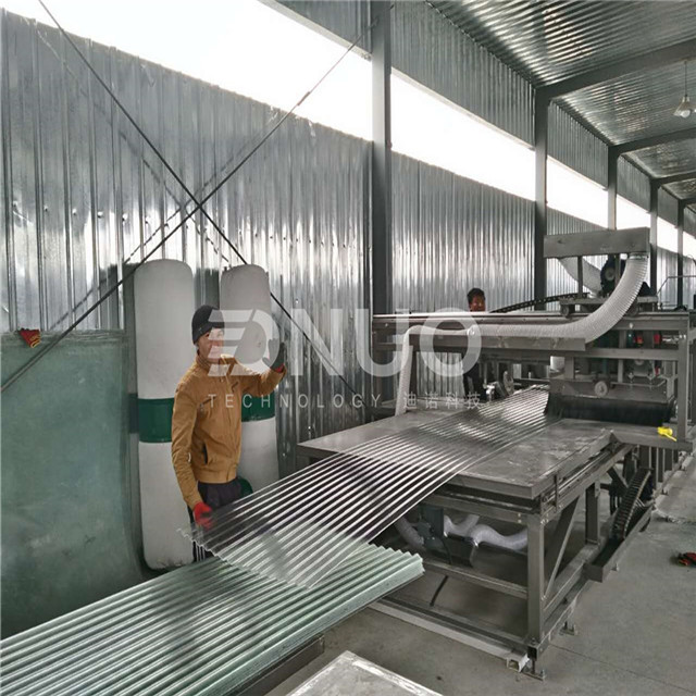 FRP Fiberglass roofing sheet tile making machine