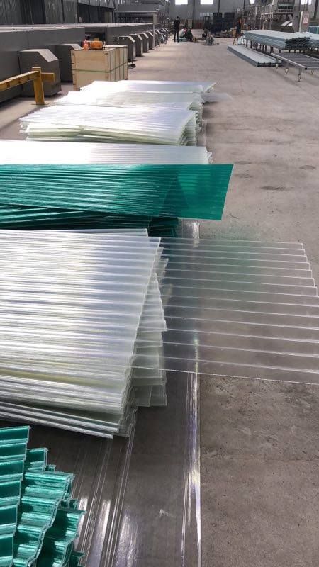 GRP Fiber glass composite roof sheet making machine